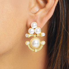 Classic Pearl Dome Earrings