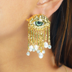 Mystic Eye Waterfall Earrings