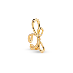 Ribbon Twist Statement Ring