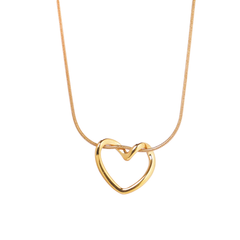 Entwined Heart Pendant Necklace