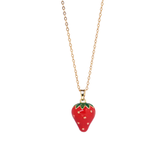 Strawberry Delight Pendant Necklace