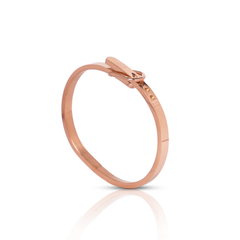 Rose Gold Buckle Bangle