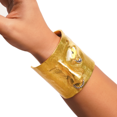 Statement Face Cuff Bracelet