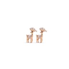 Reindeer Crystal Studs