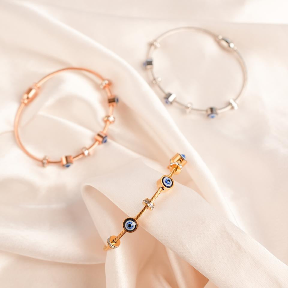 Evil Eye Protection Cable Kada