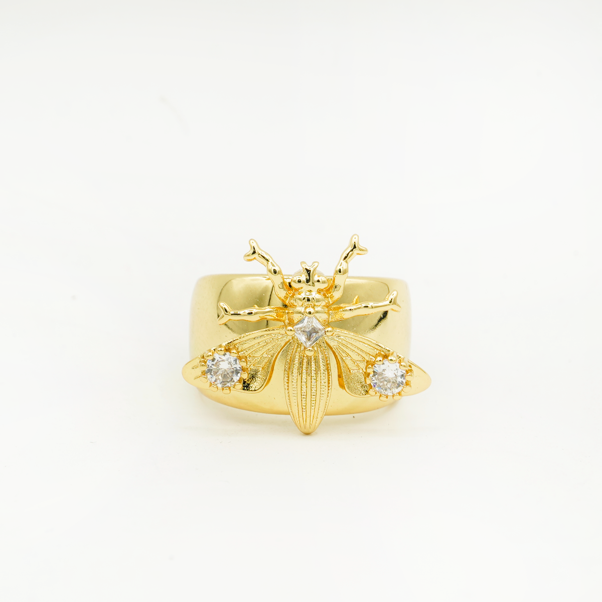 Royal Bee Wide Ring