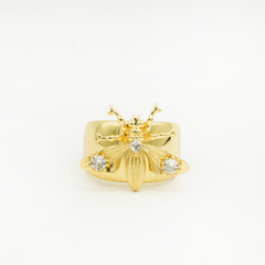 Royal Bee Wide Ring