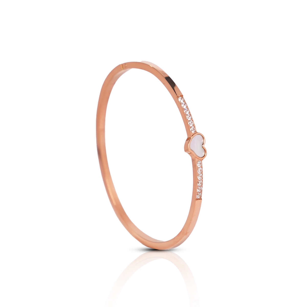 Rose Gold Love Bangle